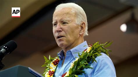 Biden tells Maui 'country grieves with you' after touring damage